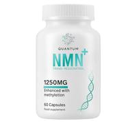 NAD 1250mg with Trans-Resveratrol, TMG & Riboflavin | Advanced NAD+ Support for Cellular Health, Energy & Wellbeing | Enhanced Absorption & Methylation Support | 60 Capsules