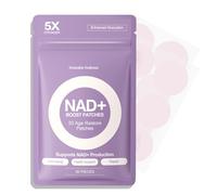NAD+ Boost Patches - Natural Energy & Focus Support - Slow-Release Vitamin B3 Transdermal Patches - Promote Cellular Renewal, Anti-Ageing & Recovery - Botanical Plant-Based Formula - 30-Day Supply