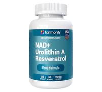 NAD Nicotinamide Riboside Resveratrol with Urolithin A 1500mg, Advance Support Supplement, 120 Capsules, Proudly USA Company