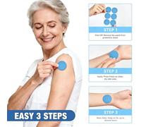 NAD+ Patches | Cellular Energy and Metabolism Support | Botanical Plant-Based Formula with NMN, Resveratrol & Lion's Mane | 30 Vegan Patches