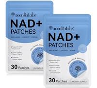 NAD Patches for Women & Men, NAD+ Patch for Energy & Healthy Aging, NAD Plus Advanced Total Recovery Patches, 60 Days Supply