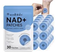 NAD Patches for Women & Men, NAD+ Patch for Energy & Healthy Aging, NAD Plus Advanced Total Recovery Patches, 30 Days Supply