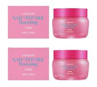 NAD+ Peptide Face Moisturiser Cream - Hydrating Facial Care for Smooth Plump Looking Skin - Lightweight Daily Moisture Support for Dry, Normal & Combination Skin (2pcs)