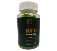 NAD+ Resveratrol Gummies, Premium Dietary Supplement, 60 Sugar-Free Gummies, with Nicotinamide and Trans-Resveratrol for Healthy Ageing and DNA Repair
