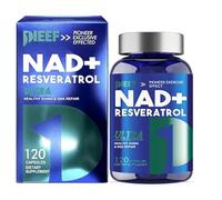 NAD+ Supplement 1500MG, 120PCS Ultra NAD+ & Resveratrol Supplement, Boosting Riboside for Cellular Energy, Metabolism & Repair, Blue