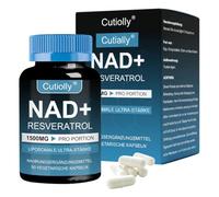 NAD Supplements 1500mg,NAD+ Resveratrol Supplement,90 Capsules High Strength NAD,NAD Plus,with Nicotinamide Riboside,Trans-Resveratrol,for Youthful Vitality,Cellular Energy and Healthy Aging Support