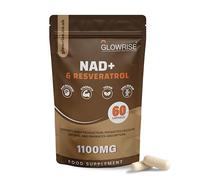 NAD+ Trans-Resveratrol Supplement 1100mg with Black Pepper Extract - Cellular Energy Booster - 60 Count (Pack of 1)