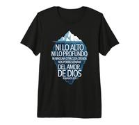 Nada Nos Separará del Amor de Dios Romanos 8:39 Iceberg Premium T-Shirt
