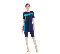 nadamuSun Girls Women Modest Swimwear Surfing Suit Muslim Hindu Jewish Shorts Swimsuit (N4, X-Large)