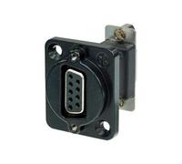 NADB9FF-B D-sub Feedthrough 9p Black F-f