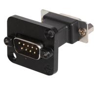 NADB9MF-B D-sub Feedthrough 9p Black M-f