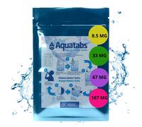 NaDCC Ration Pack Water Purification Tablets for Drinking, Sterilising Purifying Neutralising Cleaning Suspect and Contaminated Sources. Multi