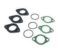 NADCFN Aluminum Alloy Carb PZ26 PZ27 PZ30 Carburetor 26MM INSULATOR GASKET 6mm Intake Manifold O-RING SPACER Gaskets ATV Go Kart Racing Carb(3set)