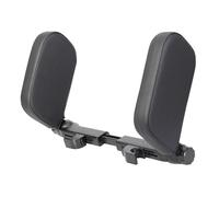 NADCFN Car Seat Pillow 1pc Car Neck Headrest Pillow Cushion Seat Memory Foam Pad Sleep Side Head Telescopic Support On Cervical Spine Car Neck Pillows(Black)