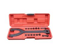 NADCFN Flywheel Puller 1/2 Inch 15Pc Variable Pin Spanner Wrench Automobile Tool Adjustable Fan Clutch Pulley Holder Removal Kit Flywheel Tools
