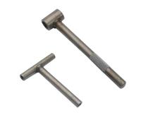 NADCFN Flywheel Puller Motorcycle Engine Screw Adjusting Spanner Tool Valve Clearance Adjustment Tools + Feeler Gauge 0.005-0.020 Inch Flywheel Tools(Wrench)