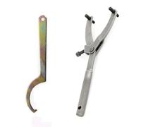 NADCFN Flywheel Puller Universal Motorcycle Repair Tools Y-Type Inertia Flywheel Wrench T Shaped Spring Hooks C Spanner Shock Absorber Flywheel Tools(Package B)