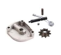 NADCFN Primary Drive Clutch Assembly 3 Holes Clutch Cover Clutch Fit for Arm Lever 10 Tooth Drive Sprocket Kit for 49cc 60cc 66cc 80cc