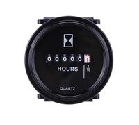 NADCFN Speedometer DC 12/24/36V Digital Hour Meter Counter Quartz Timer Fit For Marine Boat Engine 2" Round Waterproof Gauge Motorcycle Car Trucks Instrument Assembly