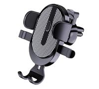 NADCFN Universal Car Phone Holder Mobile Smartphone Cellphone Bracket Car Air Vent Mount Clip Stand GPS(Black)