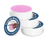 Nadex Jumbo 1.41 Oz Pack Fingertip Moistener Pads, 3 Pack - Non-Slip Counting Cash Bills Separating Documents - Finger Moisturizer Non-Toxic Greaseless Odorless Pad for Office/Home