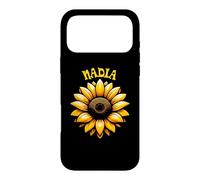 Nadia Beautiful Sunflower Design for Girls Name Nadia Case for iPhone 17 Pro Max