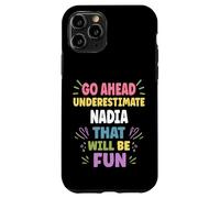 NADIA Personalized Women's Gift Custom NADIA Case for iPhone 11 Pro