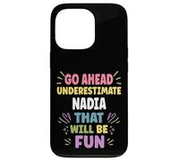 NADIA Personalized Women's Gift Custom NADIA Case for iPhone 13 Pro