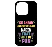 NADIA Personalized Women's Gift Custom NADIA Case for iPhone 14 Pro