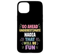 NADIA Personalized Women's Gift Custom NADIA Case for iPhone 15 Plus