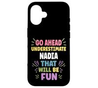 NADIA Personalized Women's Gift Custom NADIA Case for iPhone 16