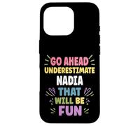 NADIA Personalized Women's Gift Custom NADIA Case for iPhone 16 Pro