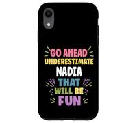 NADIA Personalized Women's Gift Custom NADIA Case for iPhone XR