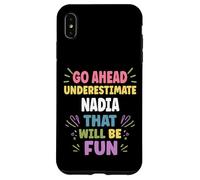 NADIA Personalized Women's Gift Custom NADIA Case for iPhone XS Max