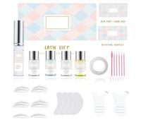 Nadiaen Lash Lift Kit,Eyelash Lift Kit,Eyelash Perming Kit Lash Perm Kit,Eye Lash Lift Kit,Eyelash Lift and Tint Kit,Semi-Permanent Curling Perming Wave Suitable for Home Salon