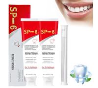 Nadiaen Sp-6 Ultra Whitening Toothpaste 2 PCS Sp-6 Toothpaste Probiotic Bright White Toothpaste Deep Cleaning Oral Care Toothpaste Fresh Breath Toothpaste Deep Cleaning&Fresh Breath