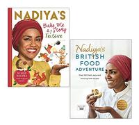 Nadiya Hussain Collection 2 Books Set (Nadiya's Bake Me a Festive Story, Nadiya's British Food Adventure)