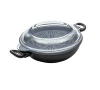 Prestige Wok Pan with Silicone Insert 4 in 1 Non Stick Cookware Set - 26 cm Black 26 cm Diameter