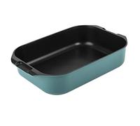 Nadiya x Prestige Cast Aluminium Roaster 39 x 25cm - Large Induction Roasting Tin, PFOA Free & Dishwasher Safe,Blue/Black