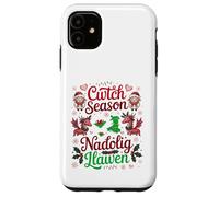 Nadolig Llawen Outfut Idea For Women Cwtch Welsh Christmas Case for iPhone 11