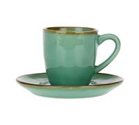Nador Concerto (Tiffany Green) Verde Acqua Espresso Cup with Saucer Cap. 90 Cc, Nylon/A