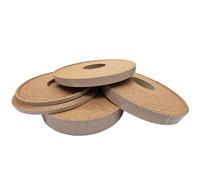 NADOtec Cork Sealing Tape - Compressed Cork Natural 30 mm x 5 mm - 10 m on Roll Approx. 220 kg/m3, Self-Adhesive on One Side