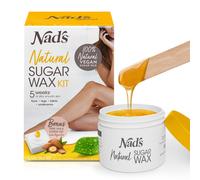 Nad's 100% Natural Sugar Wax Kit Vegan Hypoallergenic No|heat Formula Waxing Sugar