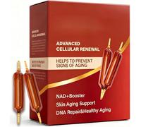NADs-Advanced Cellular Renewal - 1200mg NADs-Supplement for Skin Aging Support Energy & Focus, NADs+ Advanced - 7 Vials (2box)
