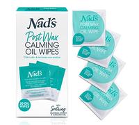 Nad's Post Wax Calming Oil Wipes, After Wax Refill Pack, 20 Ct