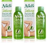 Nad's Soothing Ingrow Solution, Ingrown Hair Reduction, Treatment for Ingrown Hairs, Redness and Inflammation, Ingrown Hair Treatment, 125ml (Pack of 2)