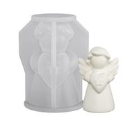 Nadsrpn Angel Resin Mold | Handmade Epoxy Decoration Mould - Angel Epoxy Resin Molds | for Arts Cake Chocolate Soap Wedding Christmas