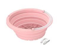 Nadsrpn Bowl for Face Ice Bath - Foldable Basin with Breathing Tubes | Ice Face Tub with Breathing Tubes,for Girls Ladies Wives Mothers Spa Lovers Travelers Home Salon Bathroom Morning Daily Routine