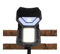 Nadsrpn Chain Link Fence Lights - Waterproof Motion Sensor Outdoor Lights - Bright Garden Accessories for Camping Yard Stairs Flower Bed Porch Lawn Patio Pathway Farm Lawn Deck