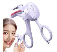 Nadsrpn Heated Lash Curler | Small Lash Curling Tool | Fast Heat-Up Electric 3 Temp Settings Long-Lasting Eyelash Curler for Girls